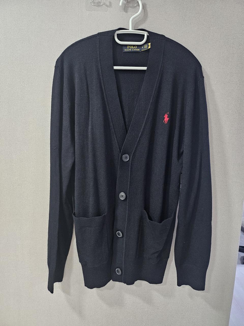 새상품)폴로 코튼가디건