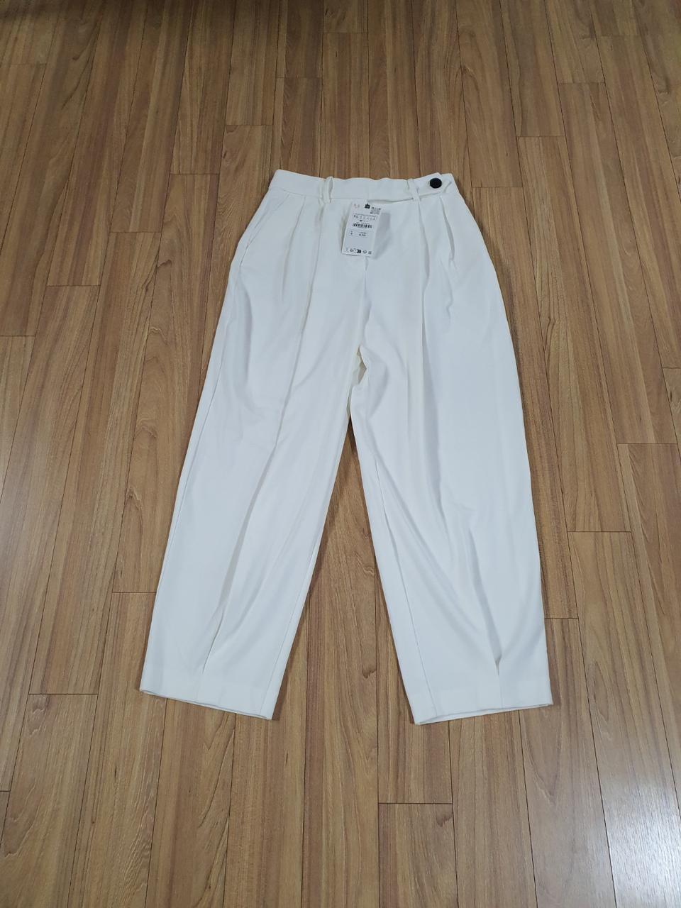 자라 쉬폰 와이드팬츠 여성 새 옷