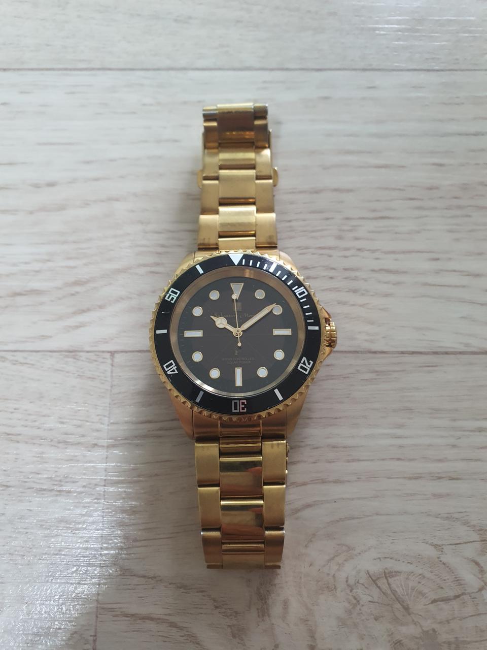 살바토레 마라 전파솔라 손목 시계 금장 좋아요