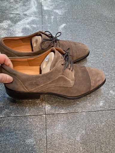 에코 트레이 테크 남성 스웨이드 구두(새상품)