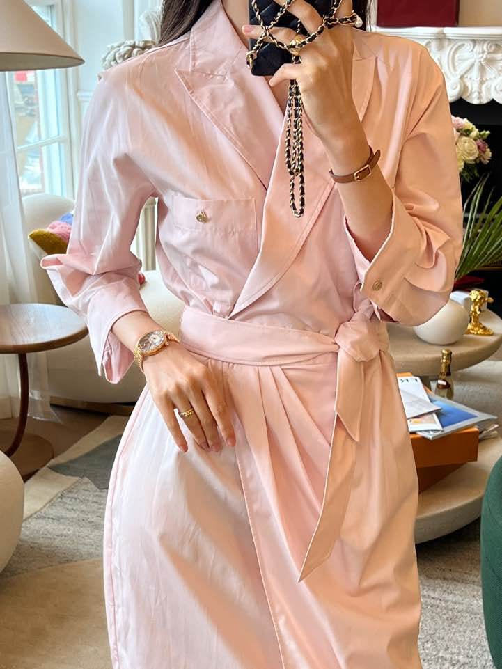 막스마라 랩 셔츠 원피스