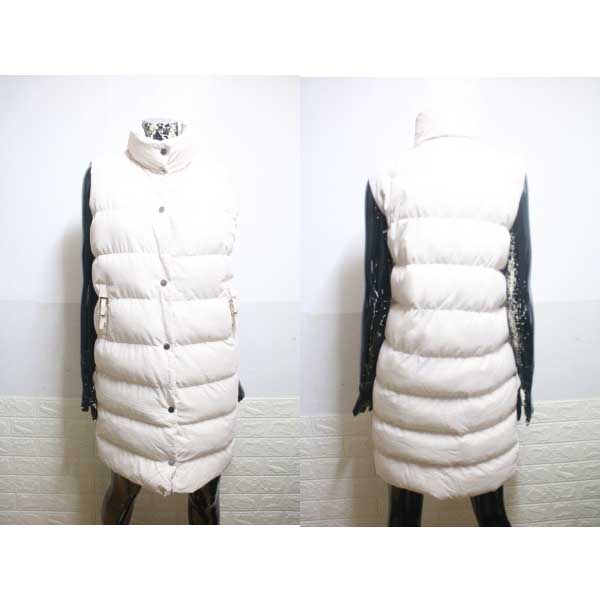 (66) 페이지 플린 베이지 민소매 롱패딩 (FREE 66내외)