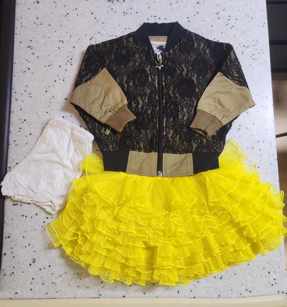 여아봄점퍼&샤스커트일괄