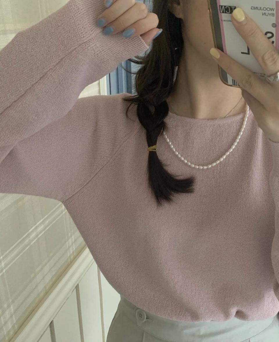 프리러브 린넨니트 새상품