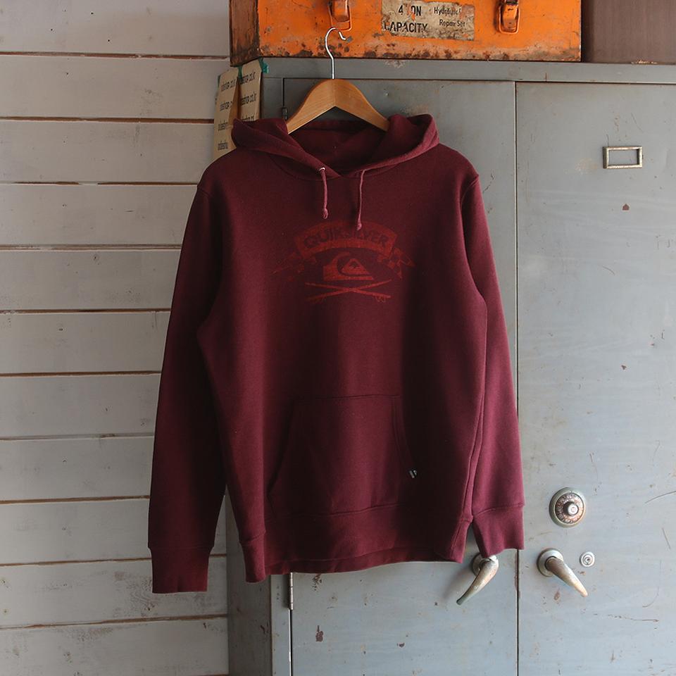 (착용컷) QUIKSILVER 후드 티셔츠 (남성용 M)