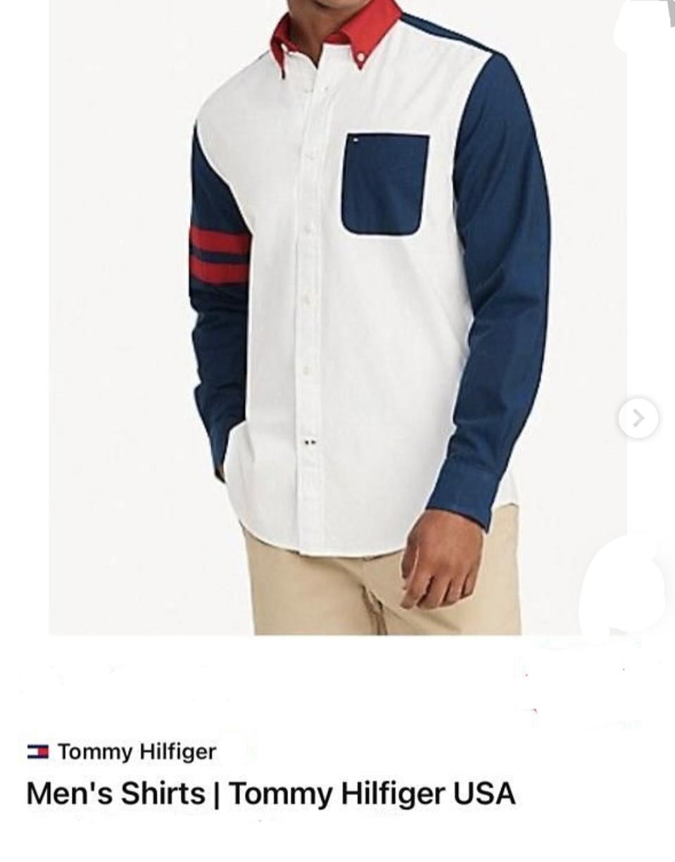 TOMMY HILFIGER 타미힐피거 데님 셔츠 / 남 XL