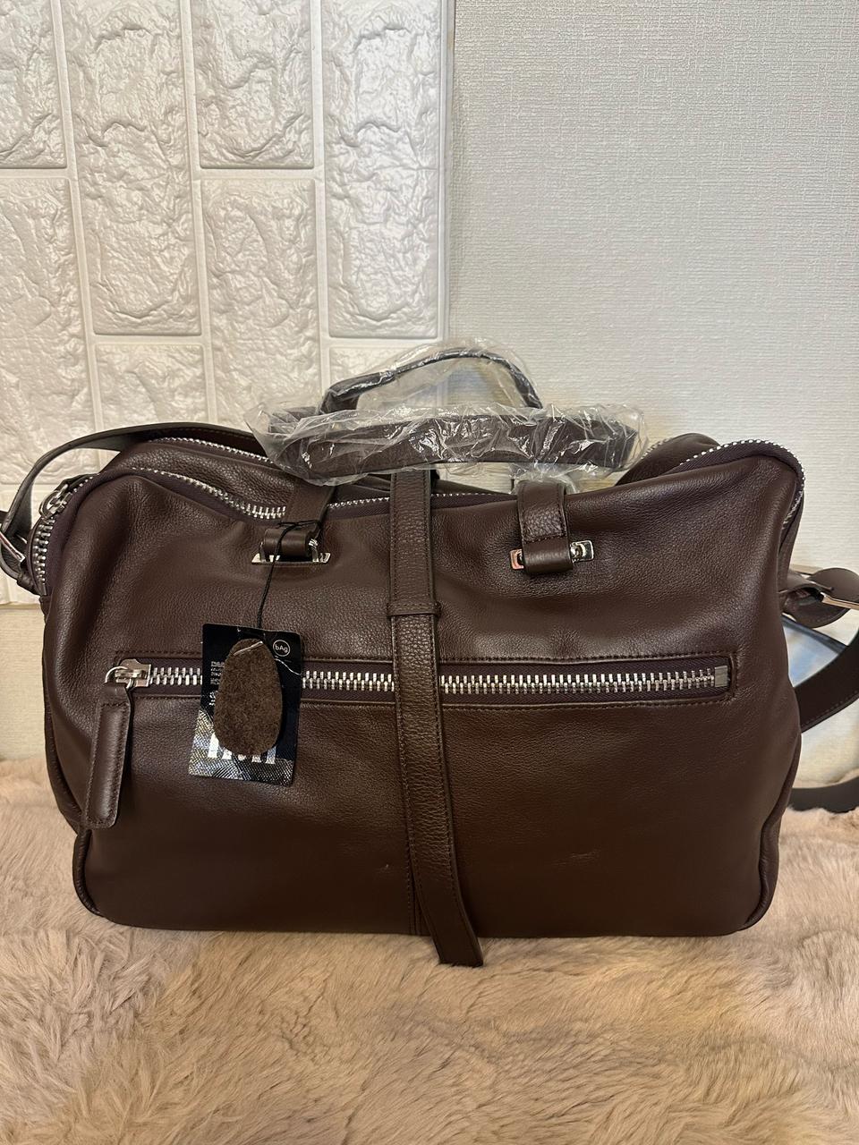 남성 케주얼 천연가죽 크로스백 사용안한가방