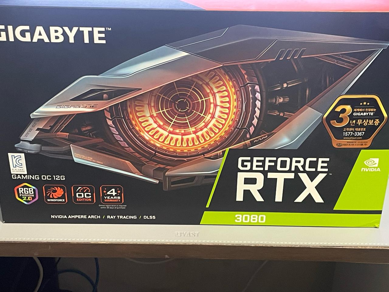 기가바이트 RTX3080 OC 12G