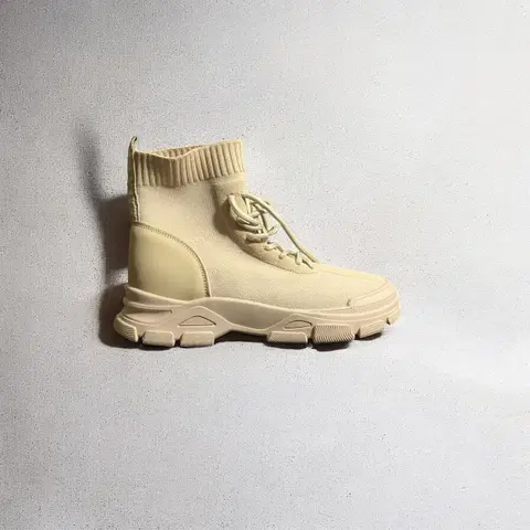 데저트 앵클 니트 부츠 250