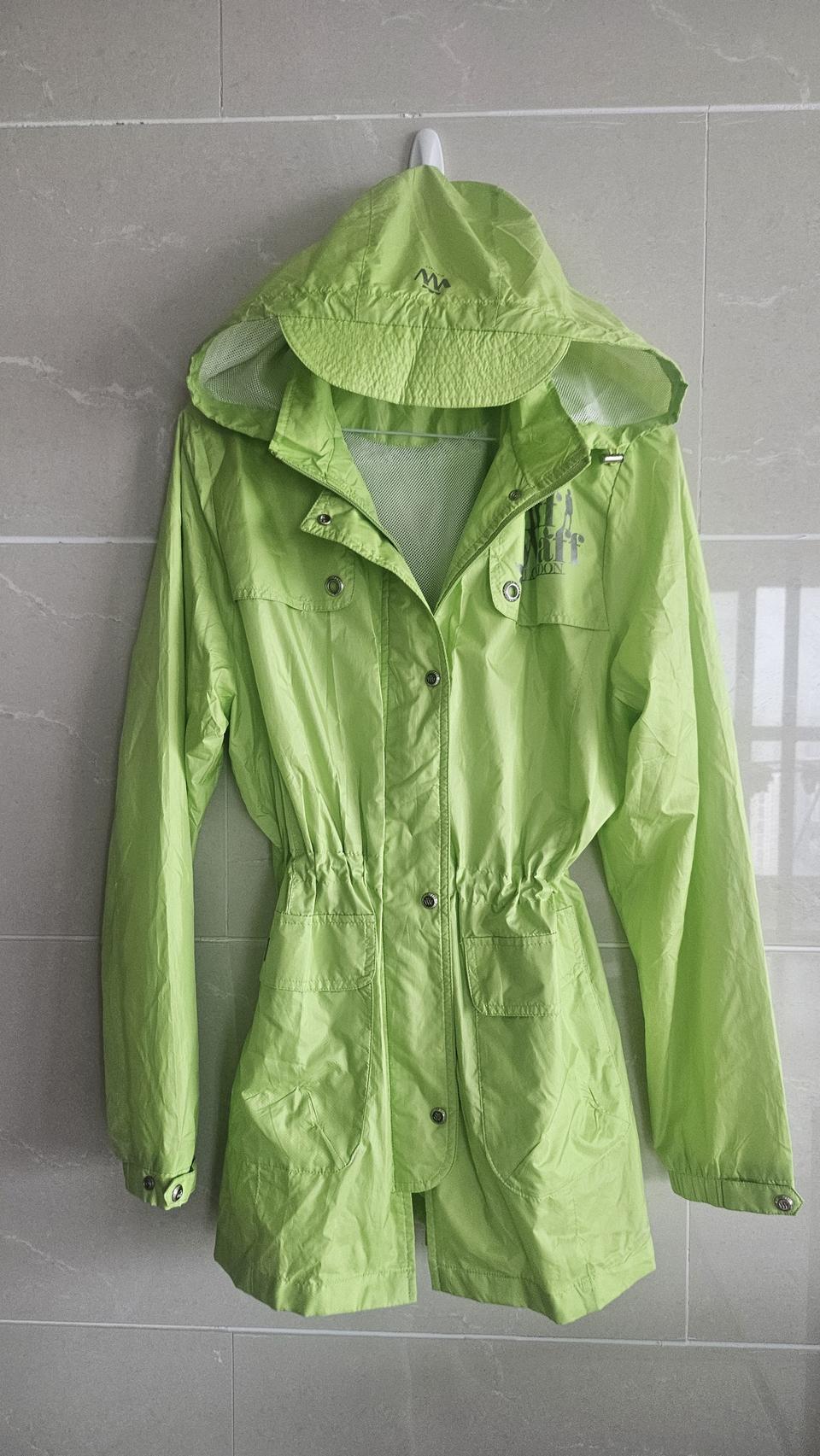 위프와프 라임색 바람막이 55~66