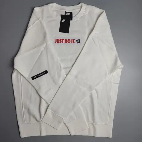 나이키 새상품 스우시 저스트두잇 맨투맨 S M