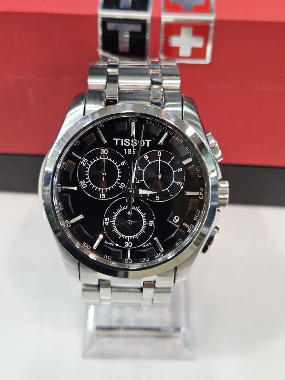 티쏘 정품 크로노그래프 쿼츠 시계
