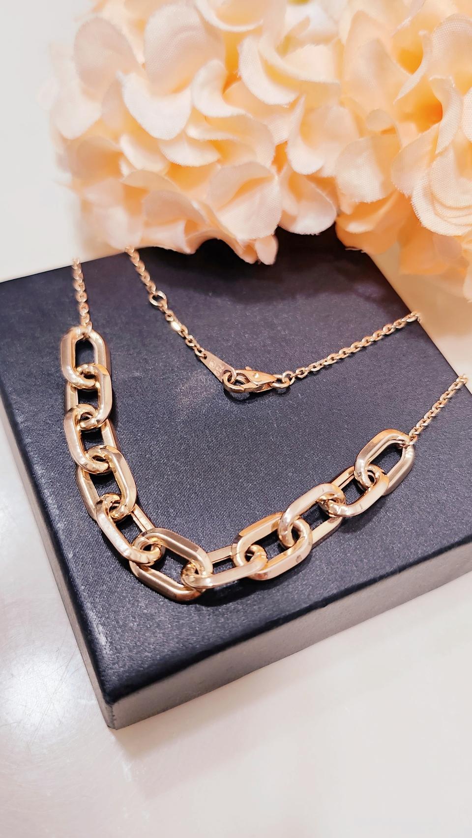 @정리가@ 18k 볼드 클립체인 목걸이