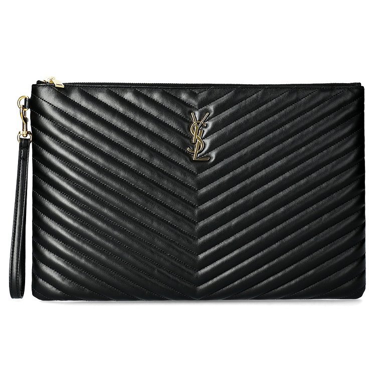 생로랑 모노그램 마틀라세 클러치백 금장 라지사이즈 구찌 루이비통 보테가