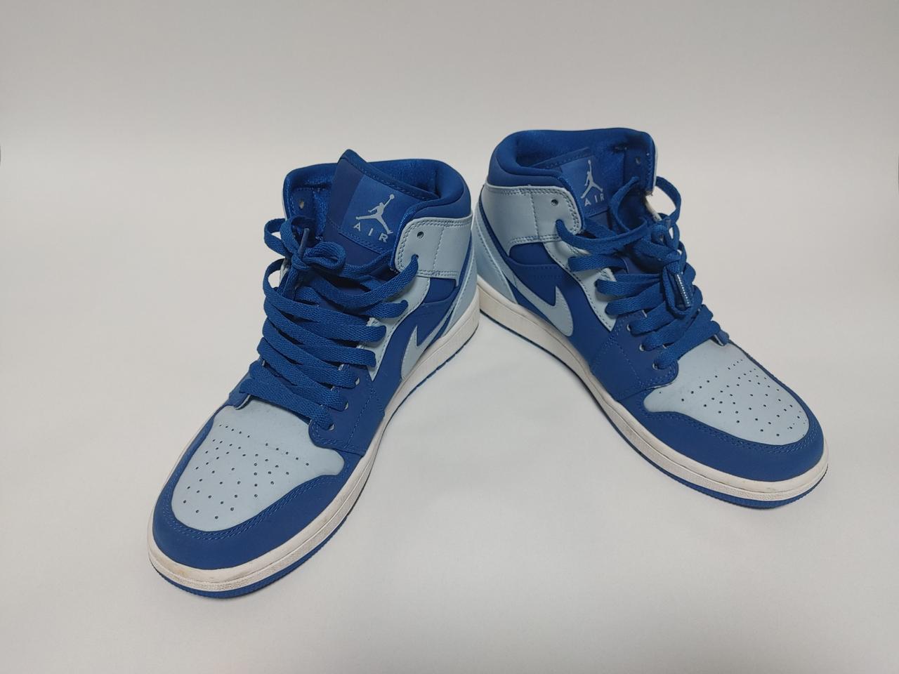 나이키 에어조던1 미드 팀로얄블루(270)