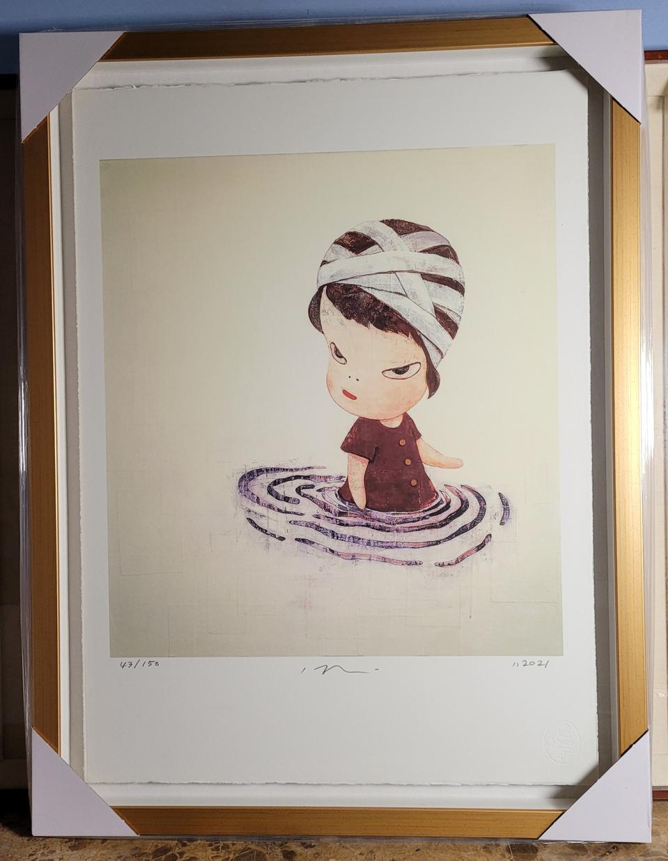 나라 요시토모 그림액자 판화 에디션