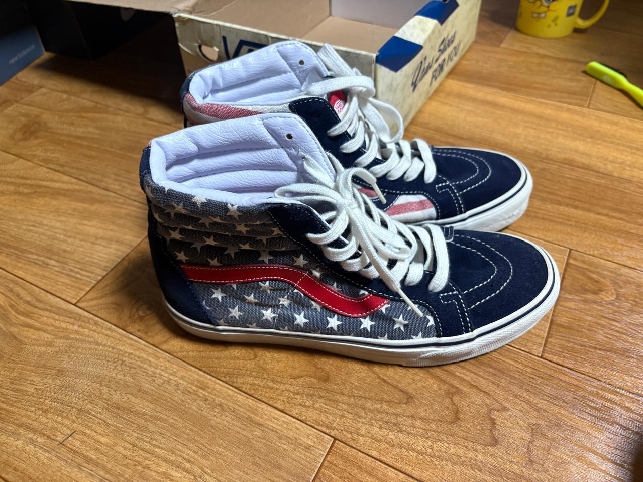 반스 스케이트 하이 성조기 265사이즈