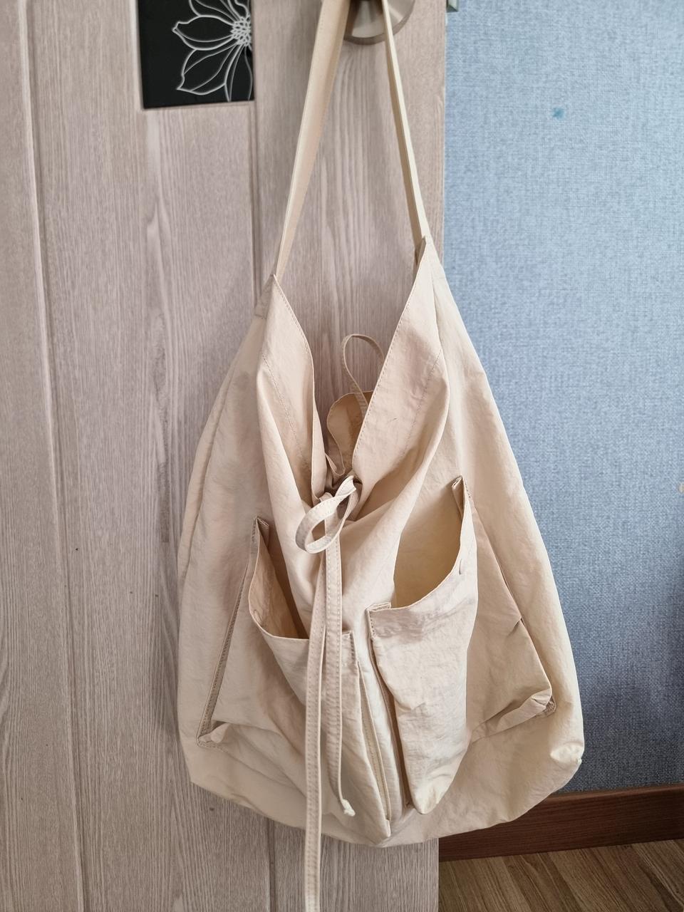 자주* 투포켓 숄더백