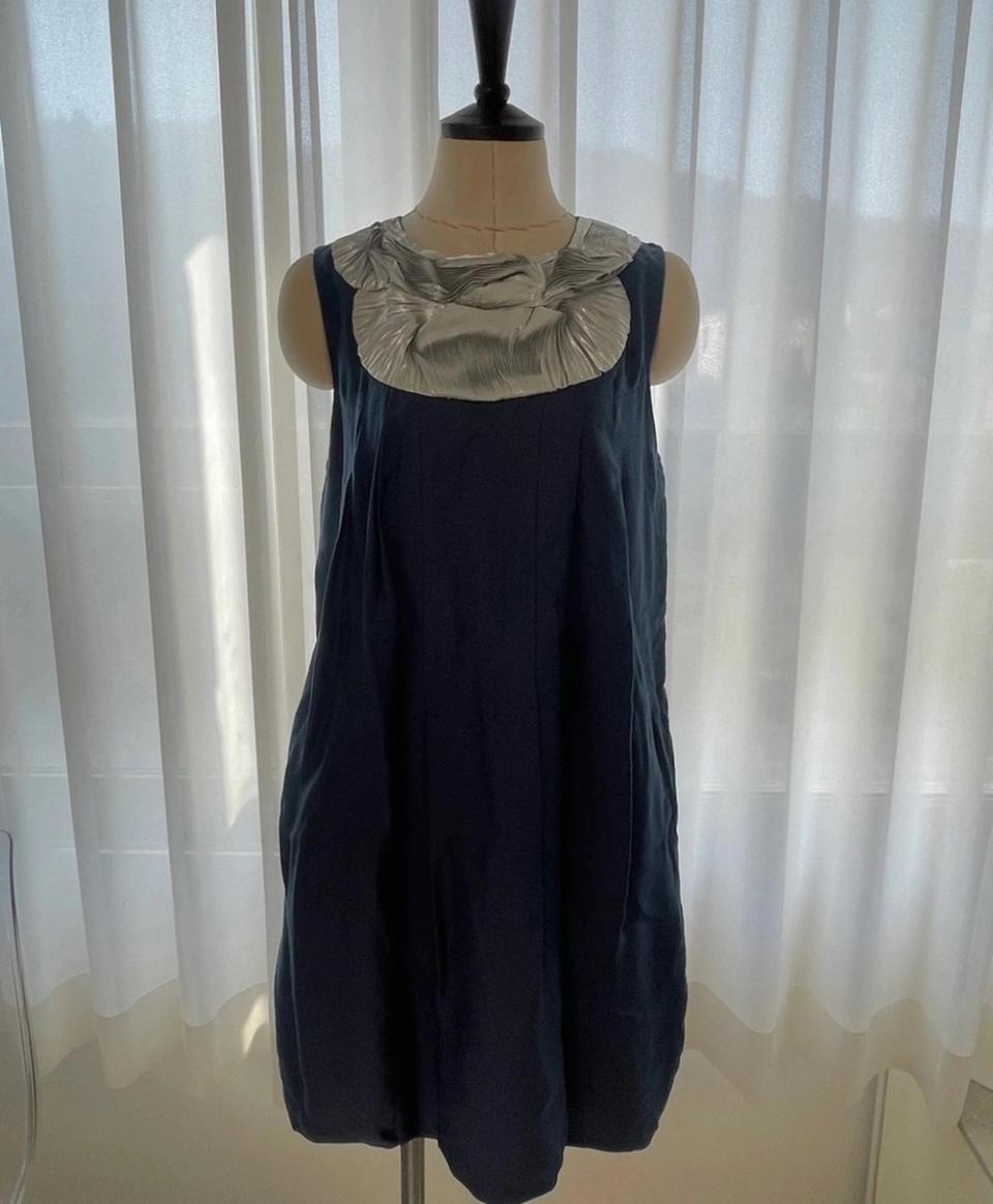 시스템 넥라인 포인트 원피스