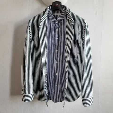 시스템옴므 레이어드 셔츠 95 남방 솔리드옴므 타임옴므 자켓