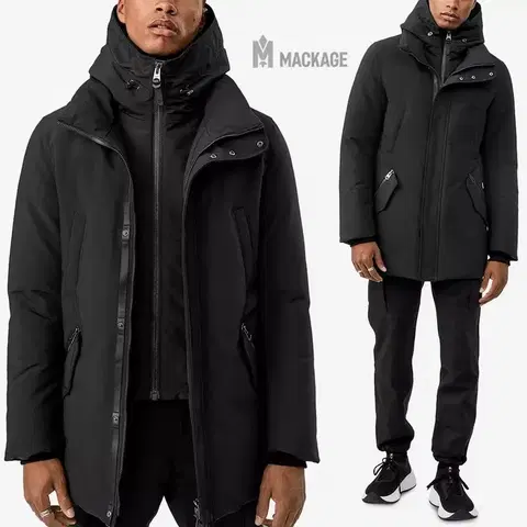 105호 맥케이지 에드워드 남성 패딩점퍼 다운 자켓 44사이즈 매장판