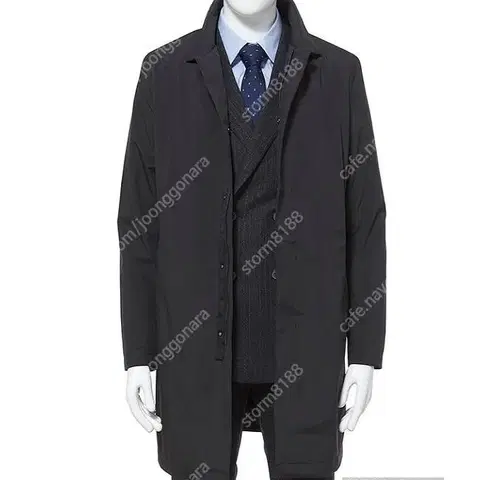 100호 지오지아 남성 맥코트 트렌치코트 앤드지 지이크 자켓 바쏘