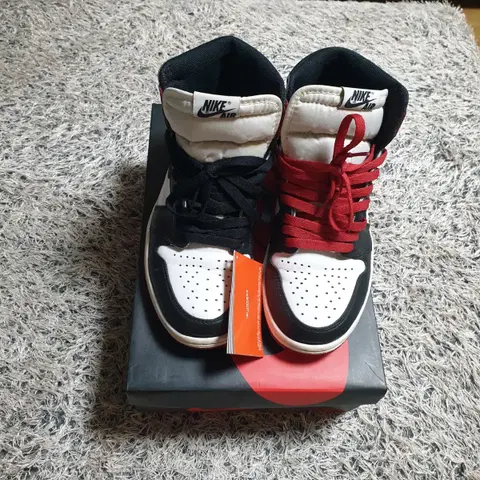 나코탭)Man 조던1 블랙토 하이og 2016