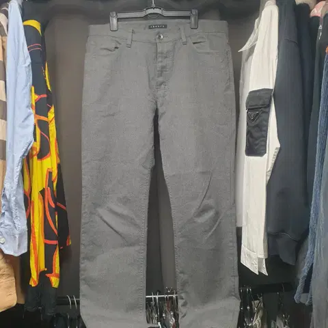 매장구매)띠어리 흑연청 데님팬츠