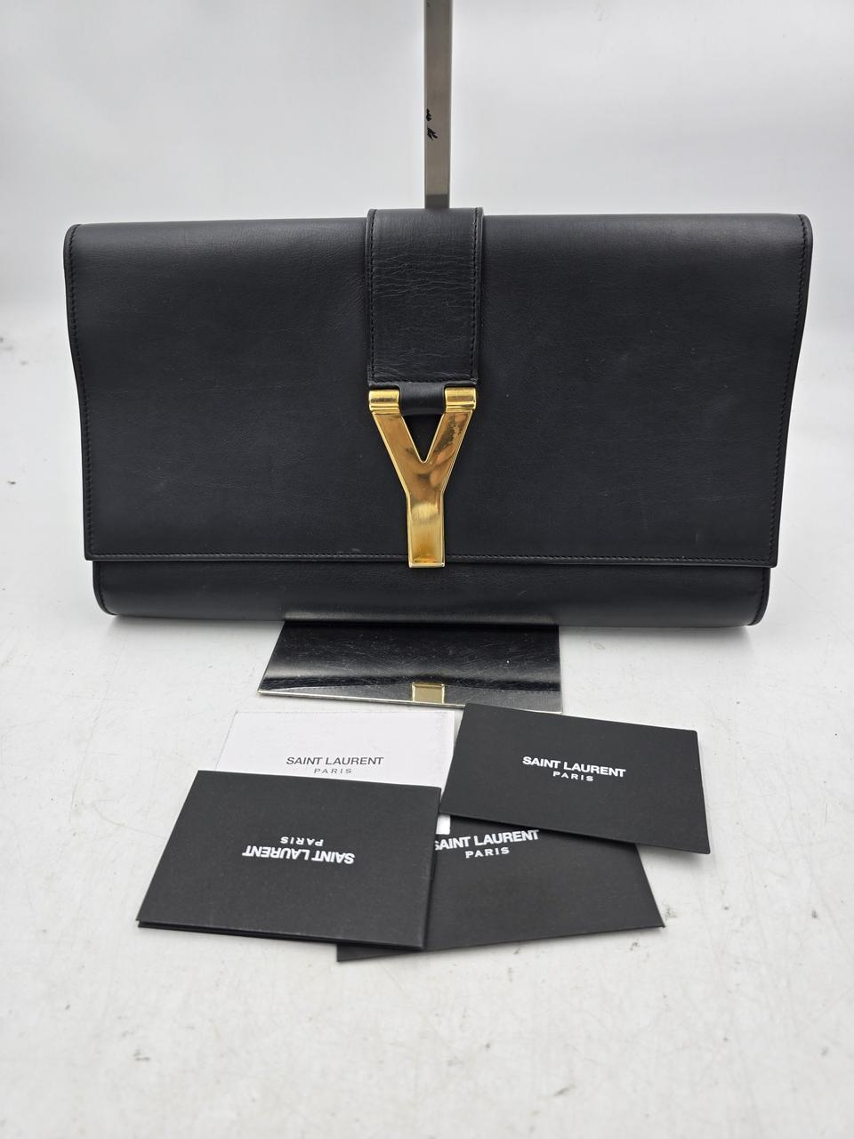 생로랑 카바시크 블랙 클러치