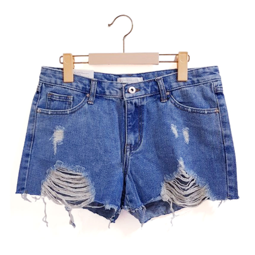 여성 반바지 청반바지 L 새상품 (E107)