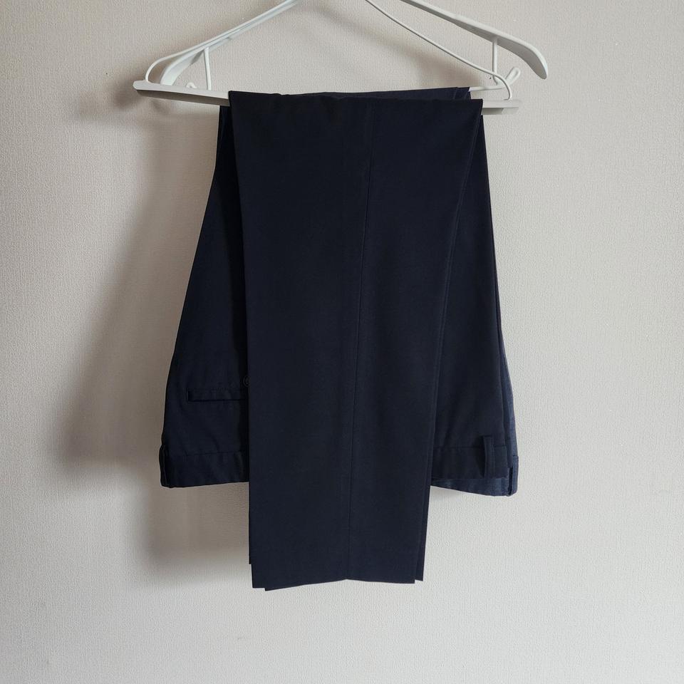 코오롱 남성 여름 정장바지(38.네이비)