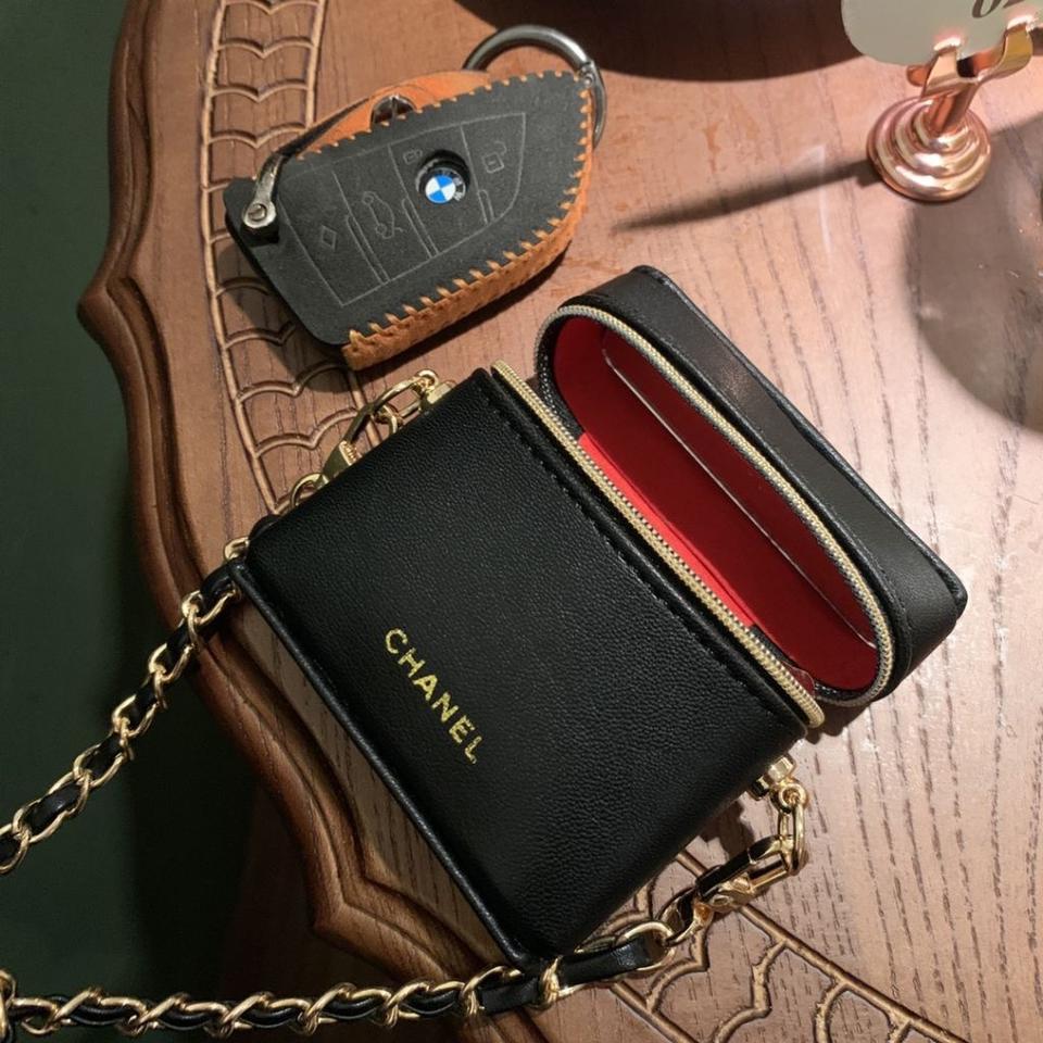 정품 가죽 미니사이즈 블랙 체인백 박스있는 새상품