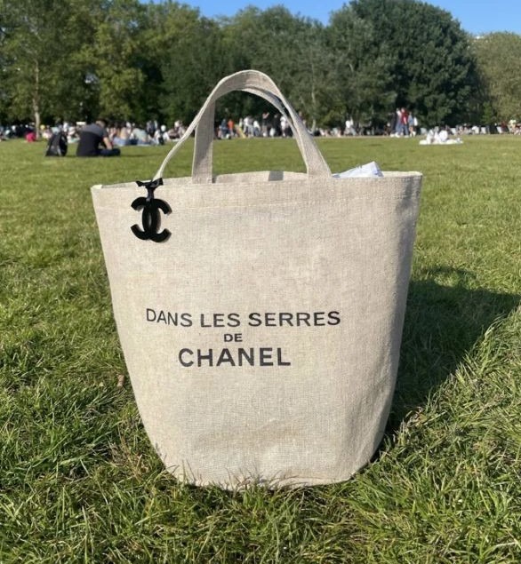 정품 린넨 대용량 방수 동백꽃전시회에코백(아크릴참포함)