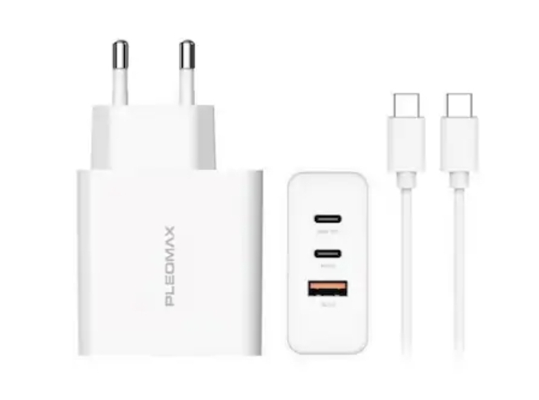 (미개봉)플레오맥스 PD PPS 65W 3포트 충전기 PMQC-E6500