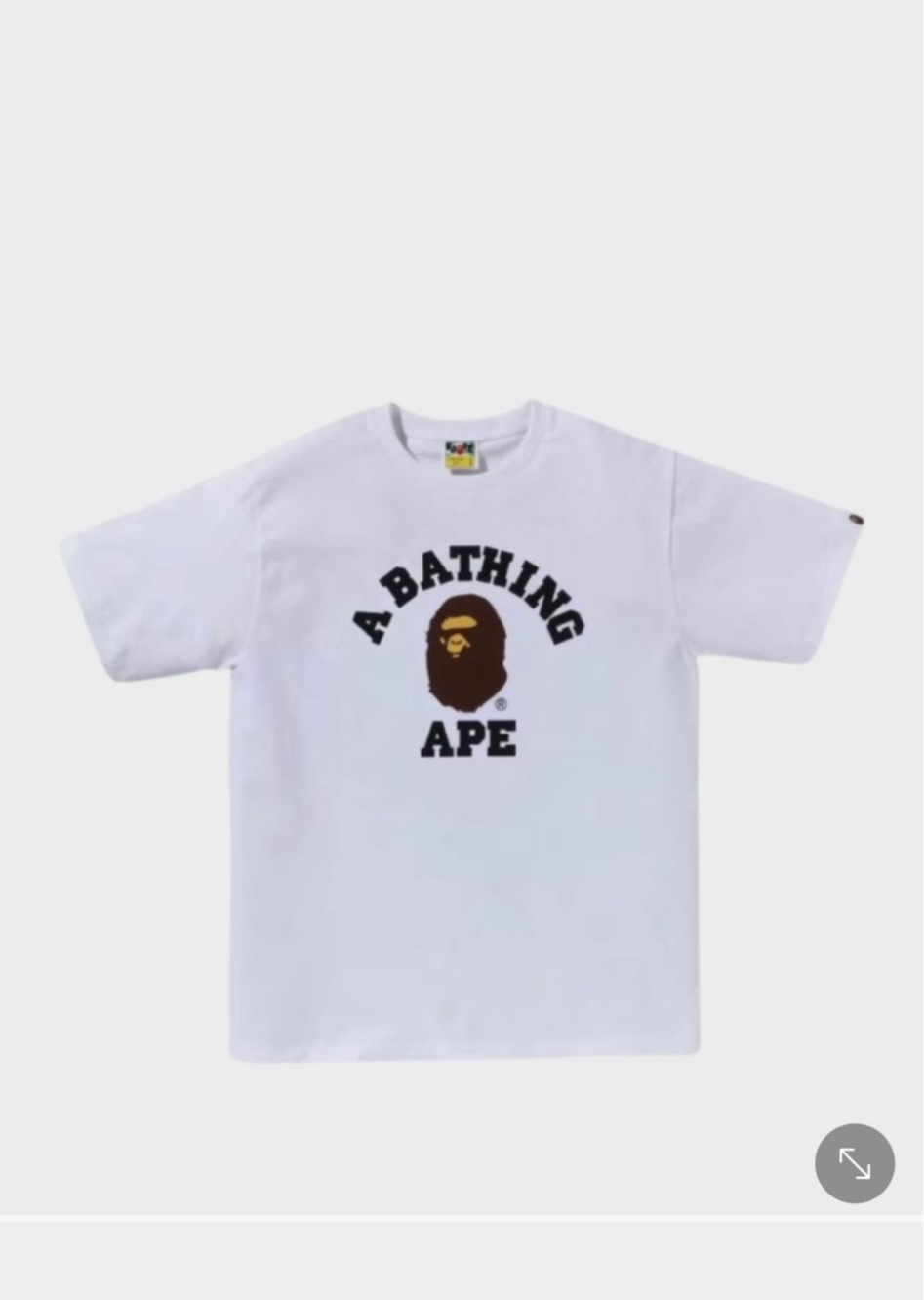 슈데일리 베이프 컬리지 티셔츠