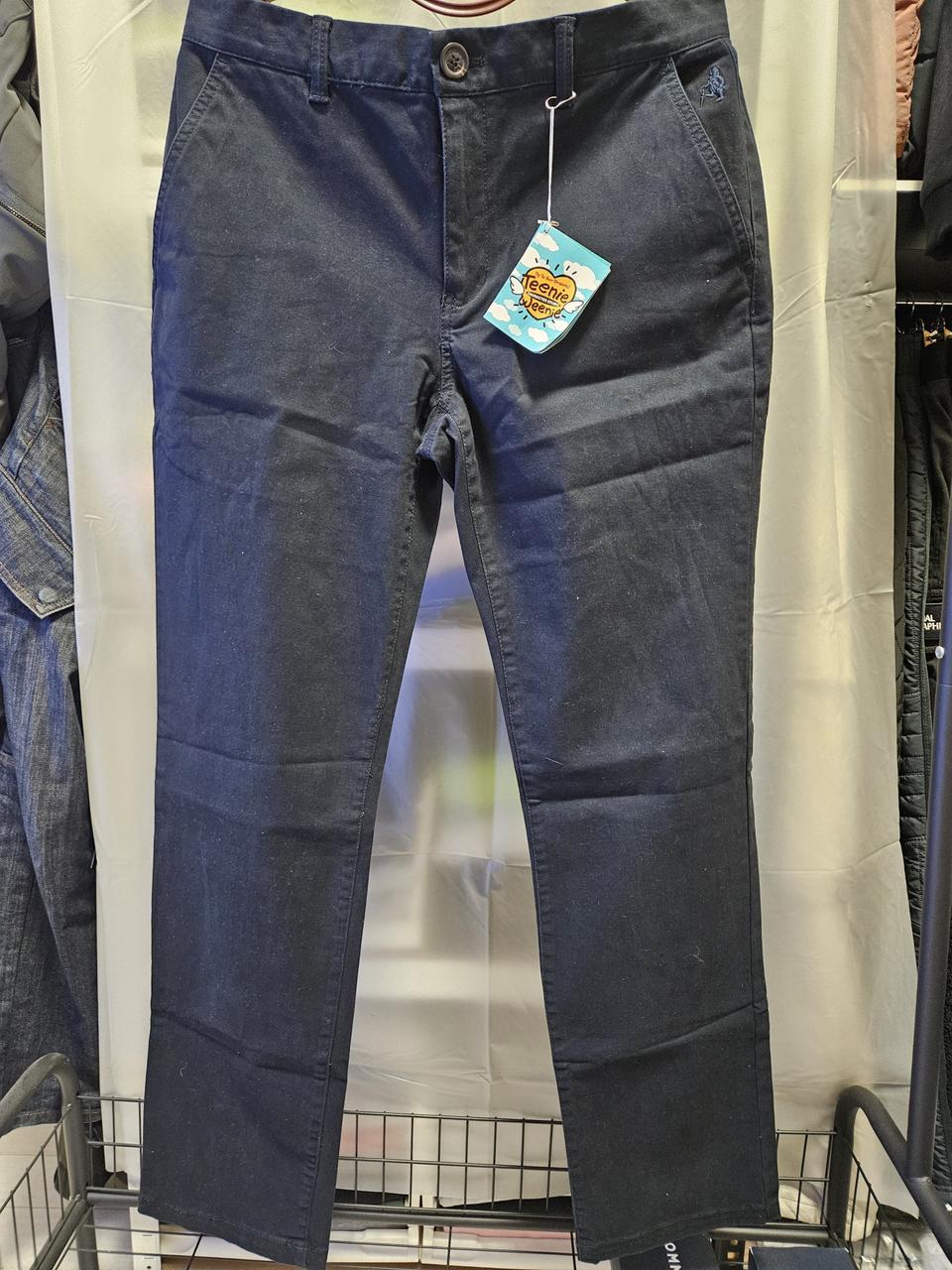 티니위니 일자 면 팬츠