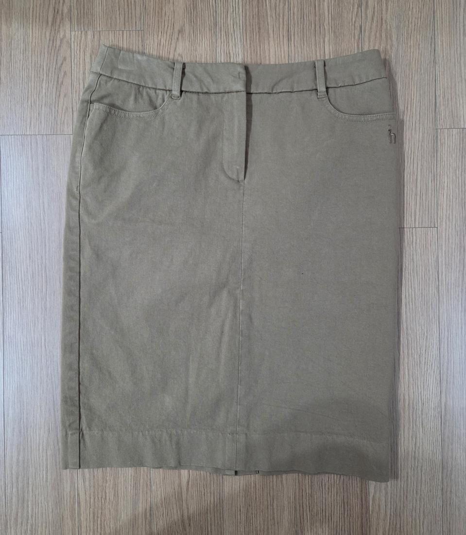 헤지스(HAZZYS) 베이지 H라인 치마