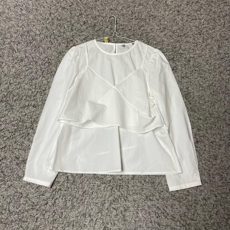 에잇세컨즈 포플린 블라우스