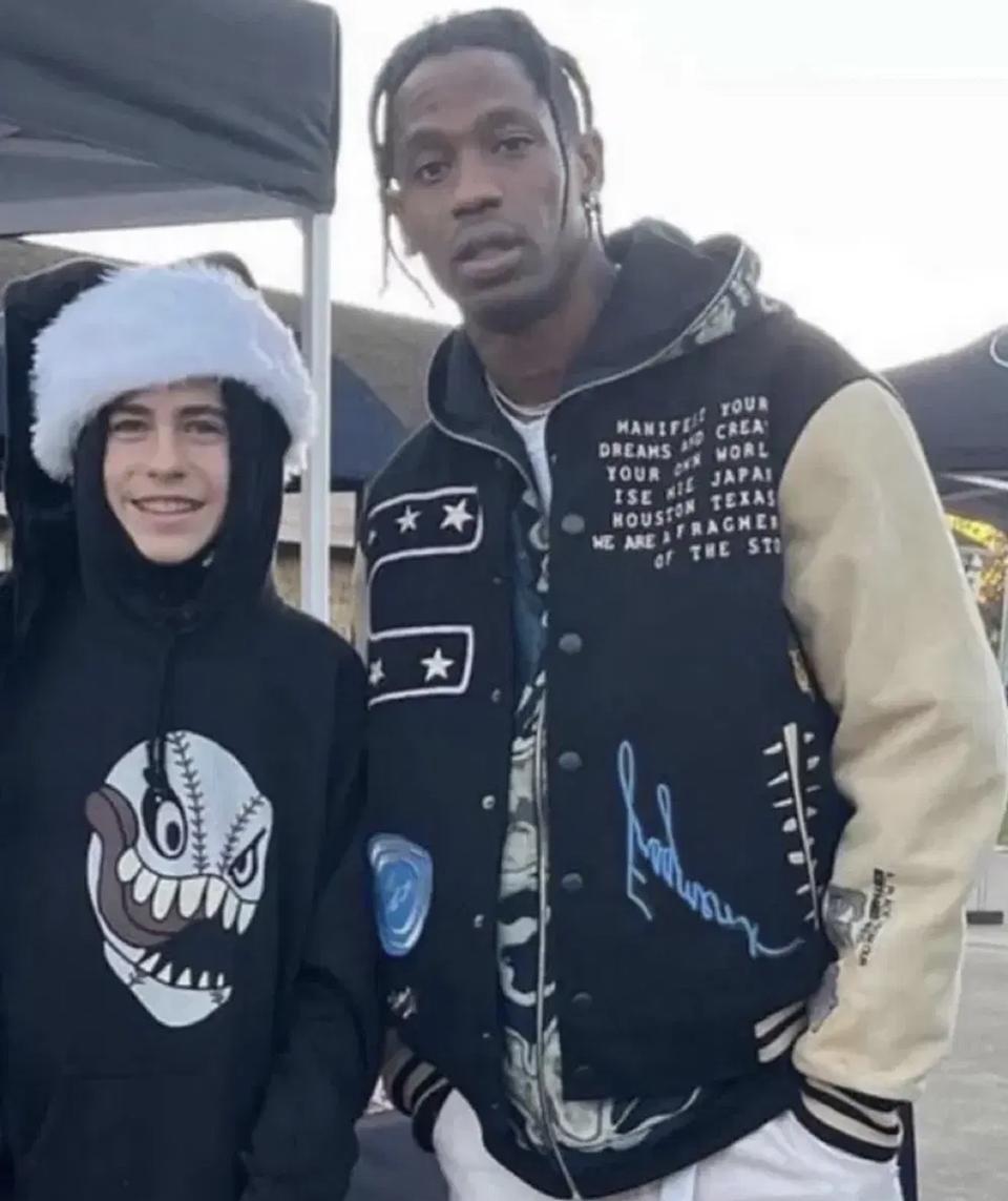 [XXL] 트래비스 스캇 캑터스 잭 프라그먼트 바시티 자켓