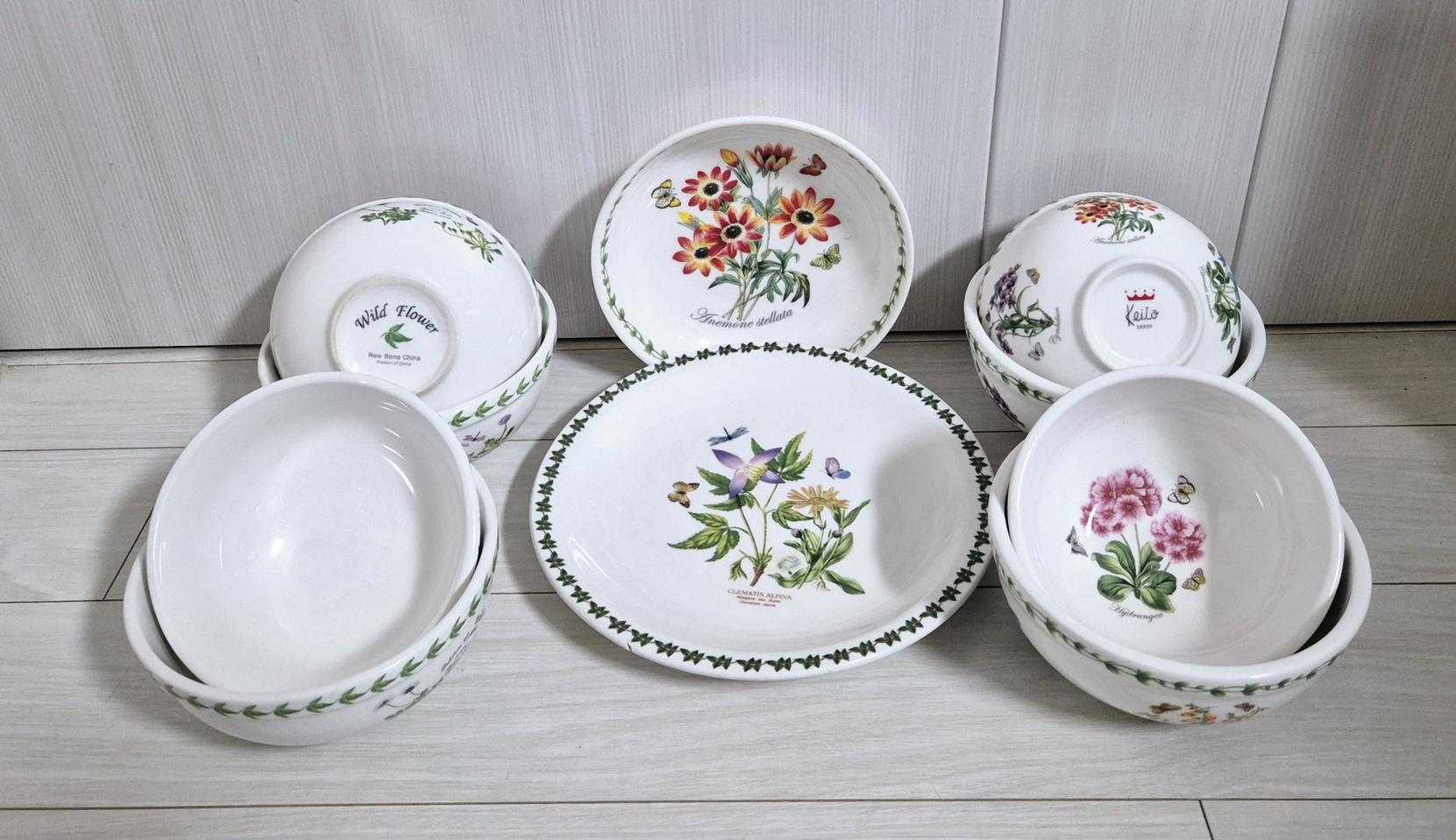 급처분!!!  본차이나,일본 게이또 밥공기 세트외 총10종