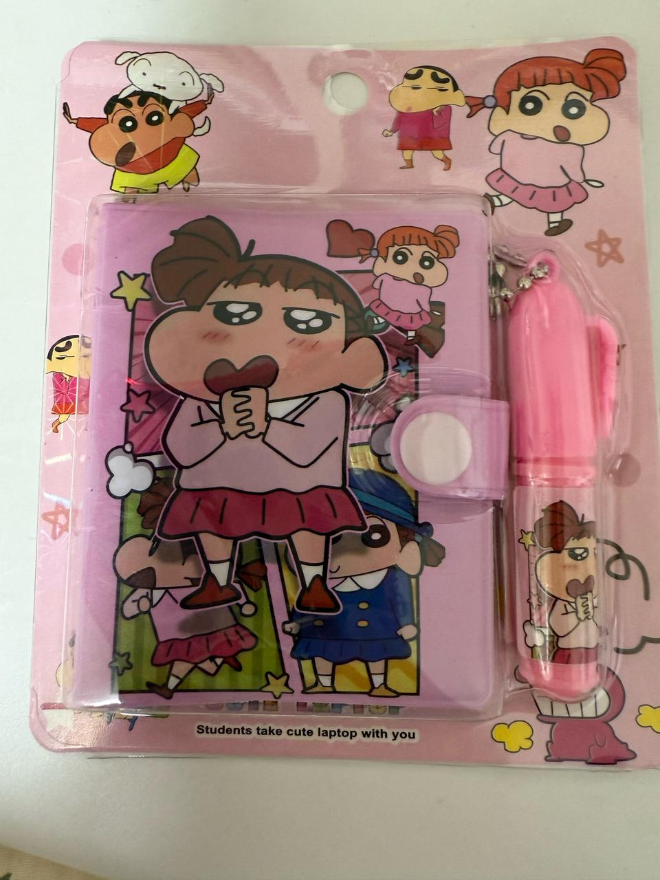 정품 짱구 다이어리 노트,펜세트(새상품)반택포함