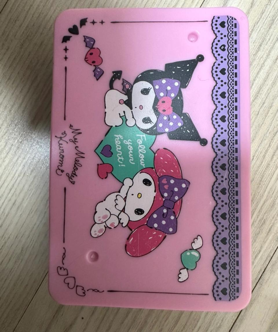 산리오 다용도보관함통(쿠로미&마멜)반택포함(거의새것)