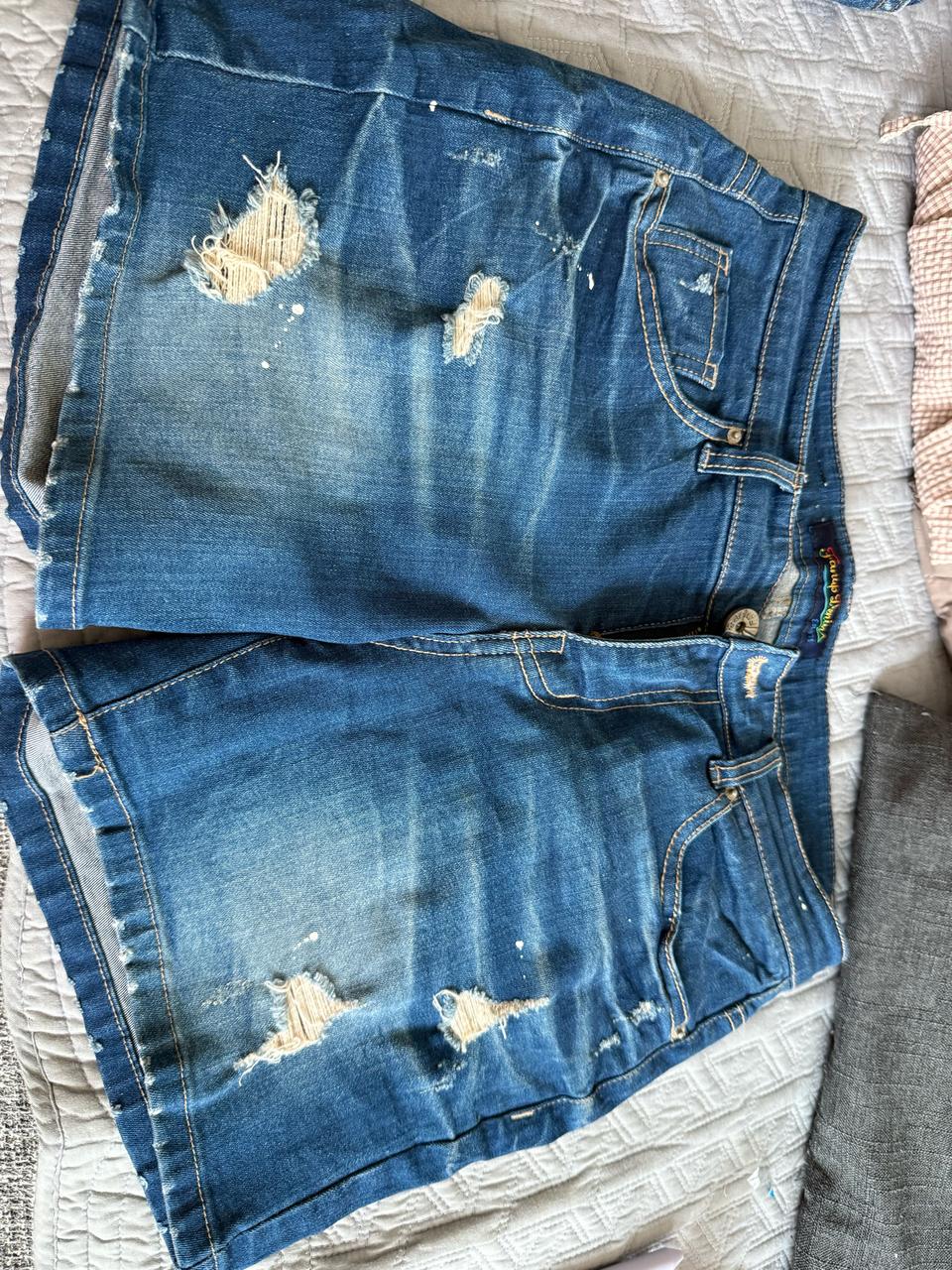 청 데님 반바지(반택포함)