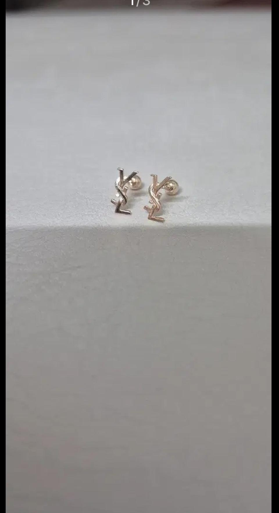 14k핑크골드귀걸이