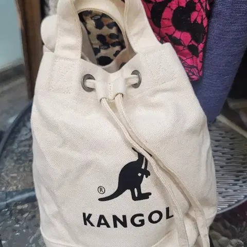 캉골 앨리스 캔버스 버킷백