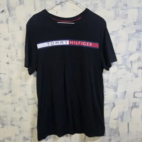 타미힐피거 남성 로고 반팔티 s
