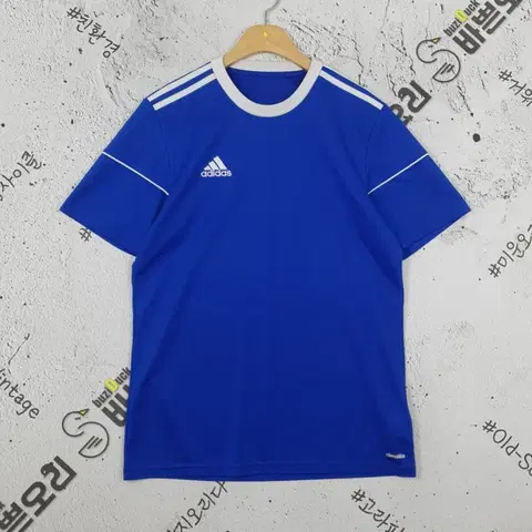 아디다스 ADIDAS 스쿼드 져지 반팔 티 블루 100 1000312