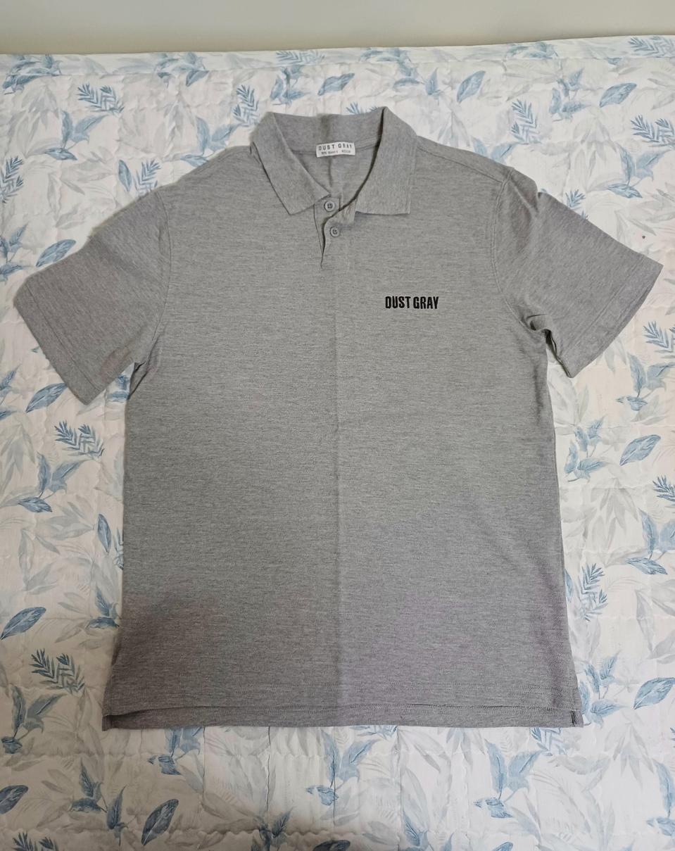 [더스트그레이] 플러스라인 피케 카라 티셔츠