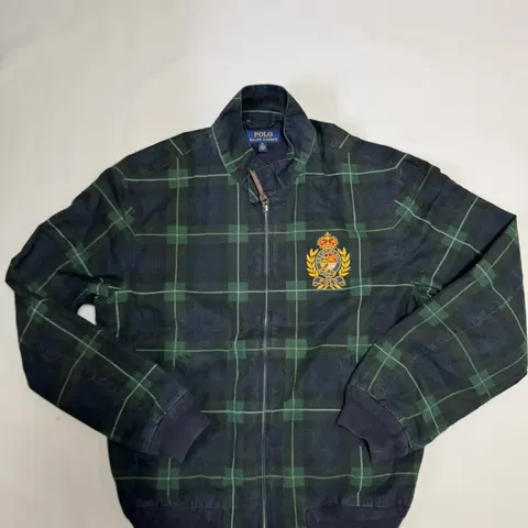 폴로랄프로렌 바라쿠다 타탄체크 자켓(M사이즈)