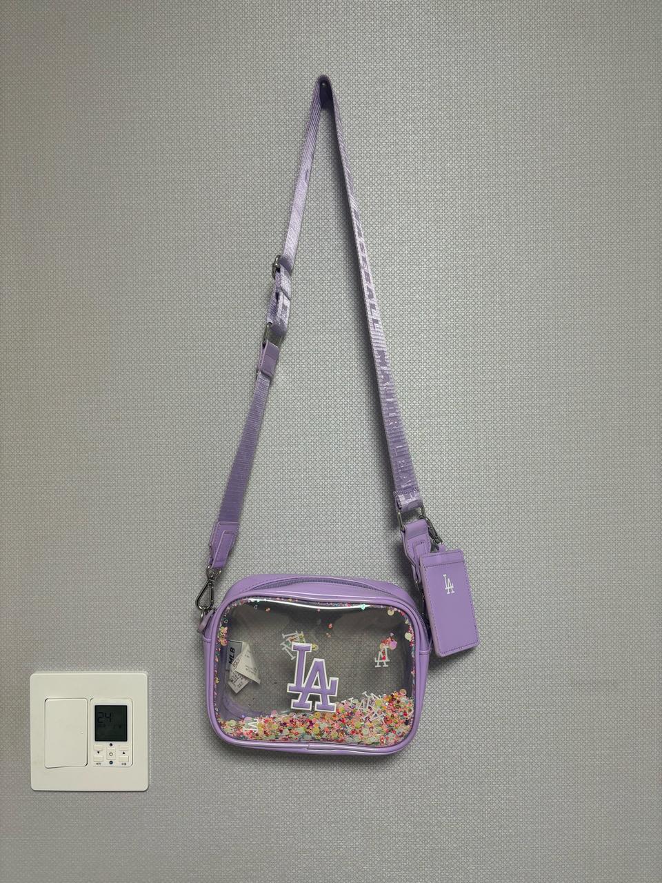 MLB키즈 글리터 크로스백